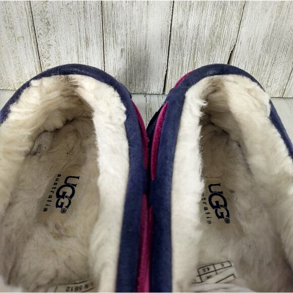 UGG Blue and Pink Women's Moccasins - Picture 7 of 13